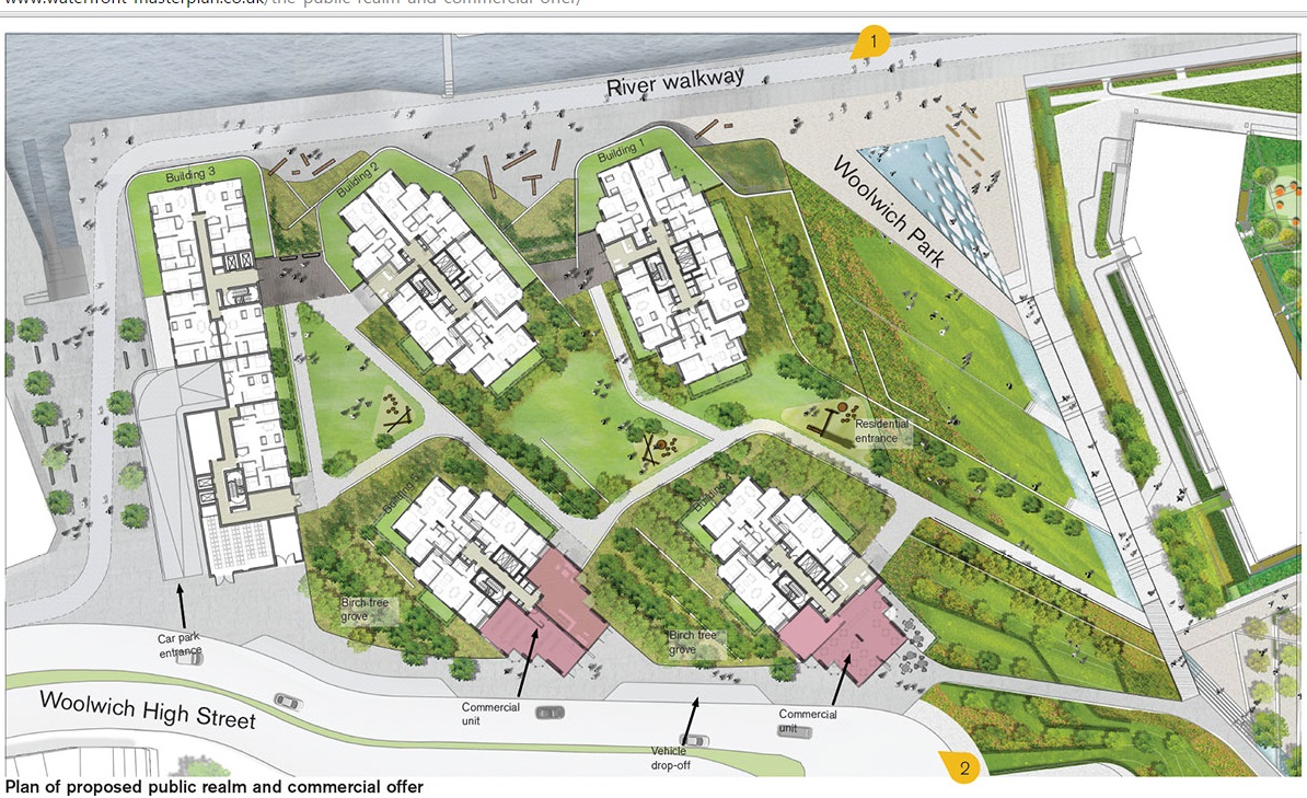 waterfront site map